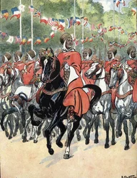 Erster Weltkrieg: Siegesparade auf der Avenue des Champs-Élysées