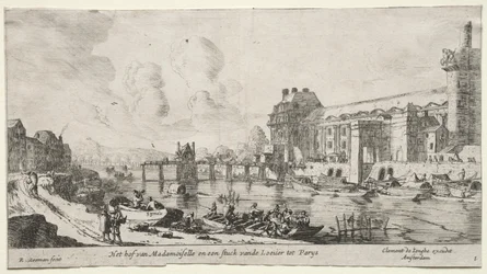 Ansichten von Paris: Blick auf den Louvre und die Tuilerien