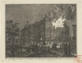 Brand im Rathaus von Amsterdam, 1762
