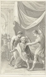 Der achtzigjährige Gordianus zum Kaiser gezwungen