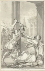 Die Ermordung der Familie von Kaiser Caius