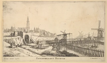 Das Zaagmolen-Tor, 17. Jahrhundert