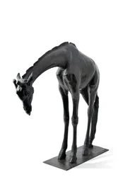 Große Giraffe mit gesenktem Kopf, modelliert 1909-10, gegossen vor 1913