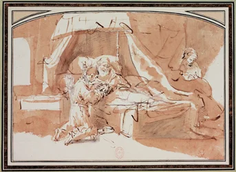Isaak segnet Jakob und Esau
