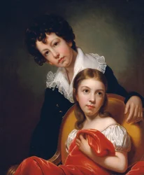 Michael Angelo und Emma Clara Peale, ca. 1826