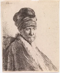 Ein Mann mit Turban (Rembrandts Vater)