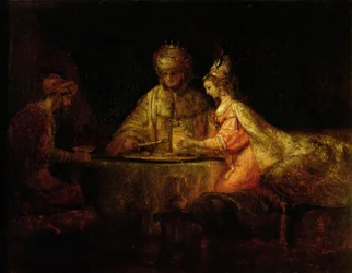 Ahasverus (Xerxes), Haman und Esther, ca. 1660