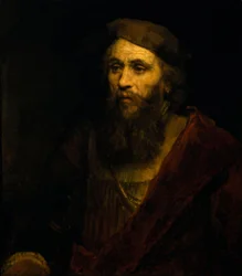 Bärtiger Mann mit Mütze