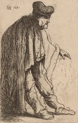 Bettler mit ausgestreckter linker Hand, 1631