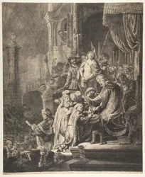 Christus vor Pilatus: die große Platte, 1636