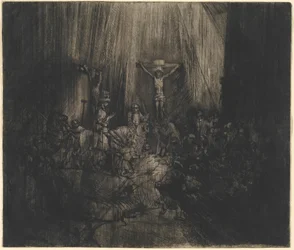 Christus am Kreuz zwischen den beiden Dieben (Die drei Kreuze)