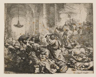 Christus vertreibt die Geldwechsler aus dem Tempel