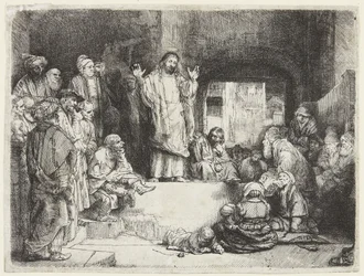 Christus predigt