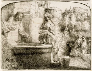 Christus und die Frau von Samaria