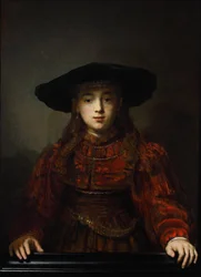 Mädchen in einem Bilderrahmen, 1641
