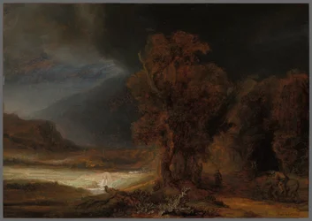 Landschaft mit der Parabel vom barmherzigen Samariter