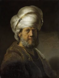 Mann in orientalischer Kleidung