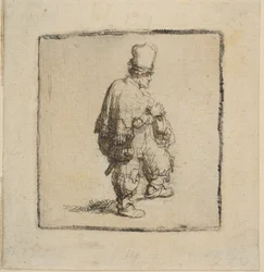 Pole mit verschränkten Armen stehend, 1630-40
