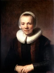 Porträt von Baartje Martens-Doomer, ca. 1640