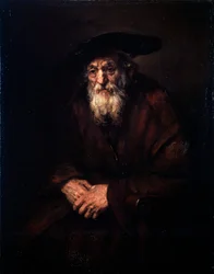 Porträt eines alten Juden, 1654.