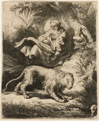 Der heilige Hieronymus beim Lesen, 1634