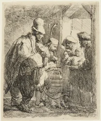 Spazierende Musiker