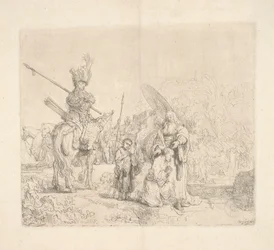 Der heilige Philipp der Diakon tauft den Hofbeamten der äthiopischen Königin Kandake (sogenannte Taufe des Eunuchen)