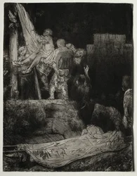 Die Kreuzabnahme bei Fackelschein, 1654