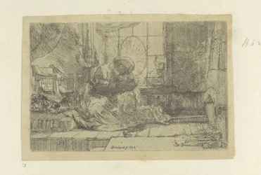Die Heilige Familie mit der Katze und der Schlange