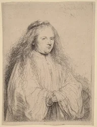 Die kleine jüdische Braut (Saskia als Heilige Katharina)