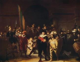 Die Nachtwache, 1642, um 1915