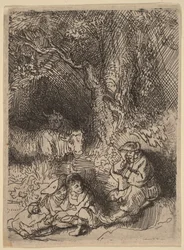 Der schlafende Hirte