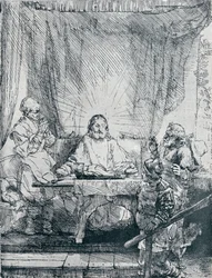 Das Abendmahl in Emmaus, 1654