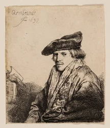 Junger Mann mit Samtkappe (Petrus Sylvius?)