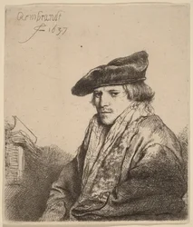 Junger Mann mit Samtkappe (Petrus Sylvius?)