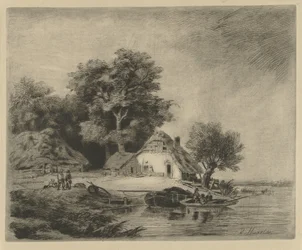 Bauernhof am Wasser
