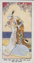 Östliches Sprichwort: Wenn sich vier Augen treffen, dann kam die Liebe ins Herz