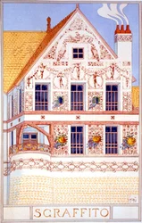 Sgraffito, Illustration aus 