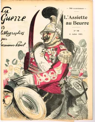 Titelblatt von „The Butter Plate“, Satirical in Colors