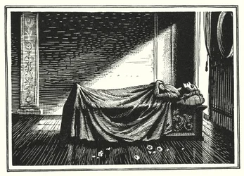 Hans Christian Andersen: Die Glücksgaloschen (Lithographie)