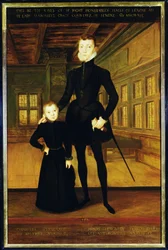 Henry Lord Darnley (1545-67) und Charles, Earl of Lennox (1555-76) nach Hans Eworth