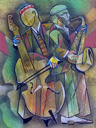 Lebendiges Jazz-Duo