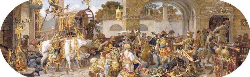 Ein florentinisches Fest: Die Ankunft der Vorräte