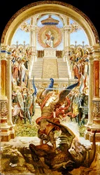 St. Michael tötet den Drachen