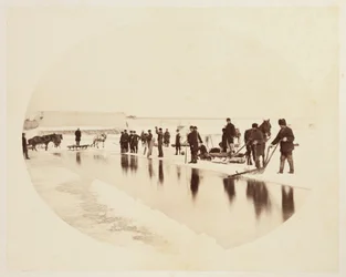 Eisschneiden auf dem St. Lawrence River