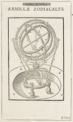 Tycho Brahes zodiakale Armillarsphäre, vor 1570