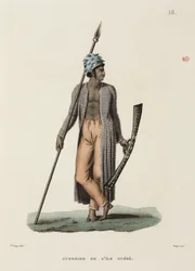 Krieger von der Insel Guebe