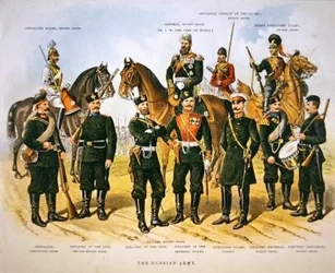 Die russische Armee, ca. 1890