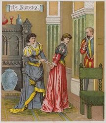 Illustration zu Der Widerspenstigen Zähmung