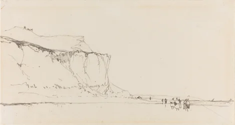 Meeresküste mit Klippe